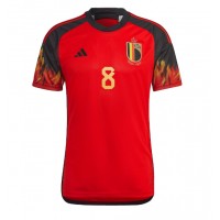 Belgien Youri Tielemans #8 Hjemmebanetrøje VM 2022 Kortærmet